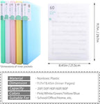 Phyxin 60-Pocket Portfolio Binder Organizer, Binder Sheet Protectors 8.5" x 11" - Image 3