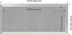 Amanti Art Silver Framed Magnetic Board 24x52 Oversize Vision Board - Image 3