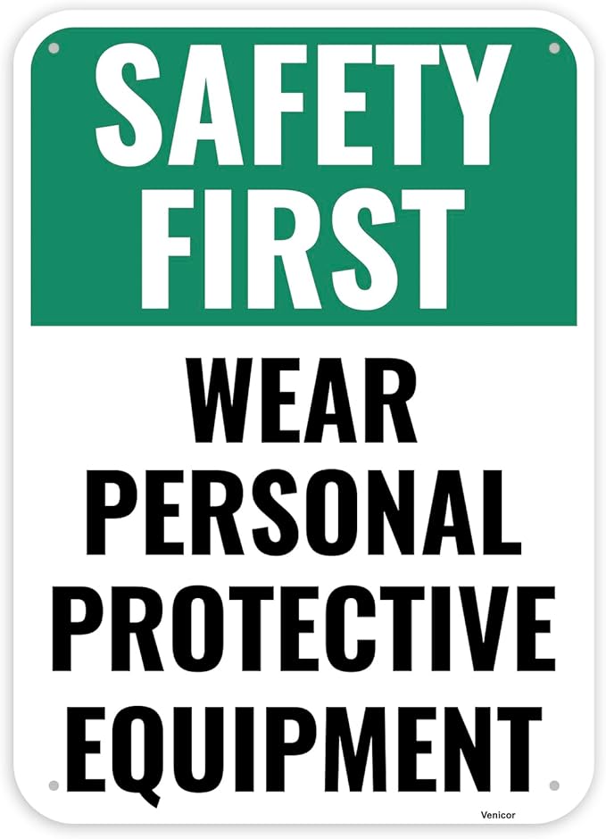 1PC Safety Sign, 14 x 10 Inches by Venicor