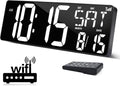 xrexs 16.5 in large display wall clock with, main product view