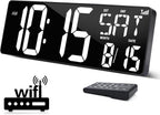 xrexs 16.5 in large display wall clock with, main product view
