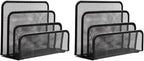 wishacc Folder Holder Desk, 2 Pack Mail Organizer Letter Holder by wishaccDirect