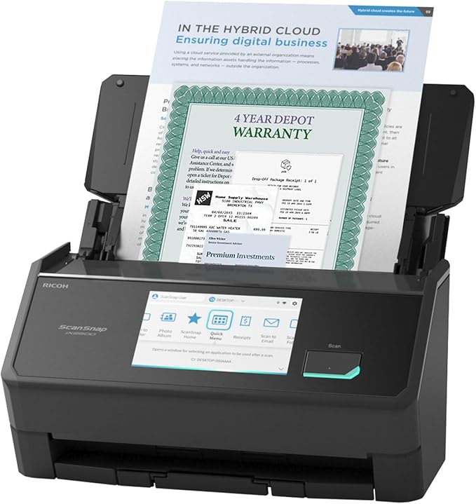 ScanSnap iX2500 Premium Wireless or USB High-Speed Cloud Enabled Document by ScanSnap