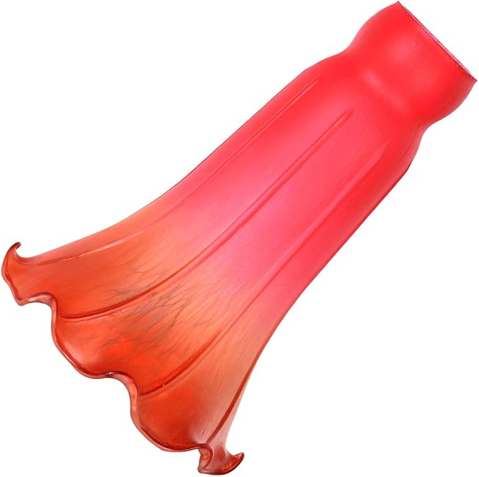 Bieye LS64 Lily Flower Blown Glass Lampshade by Bieye