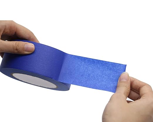 BOMEI PACK 4 Pack Blue Painters Tape, 1/2" 3/4" 1” 2” x 60yds, Clean Release - Image 7