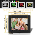 8‘’ Digital Calendar Day Clock, Gifts - Image 3