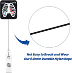 X-ray Tech Funny Nurse Badge Reel | Retractable ID Card Badge Holders | Medical - Image 5