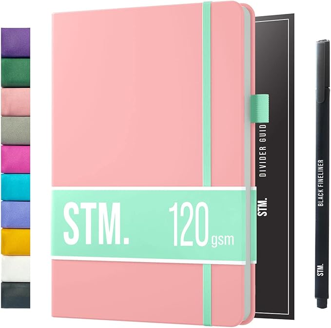 Bullet Dotted Journal Dot Grid Notebook | B5 Daily Journaling Notebooks by ScribblesThatMatter