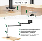elitehood Long Arm iPad Desk Mount - Image 8
