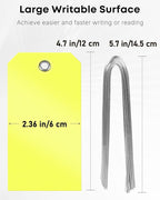 Uniclife 120 Pcs Yellow Plastic Tags - Image 6