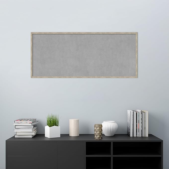 Amanti Art Silver Framed Magnetic Board 21x49 Oversize Vision Board - Image 5