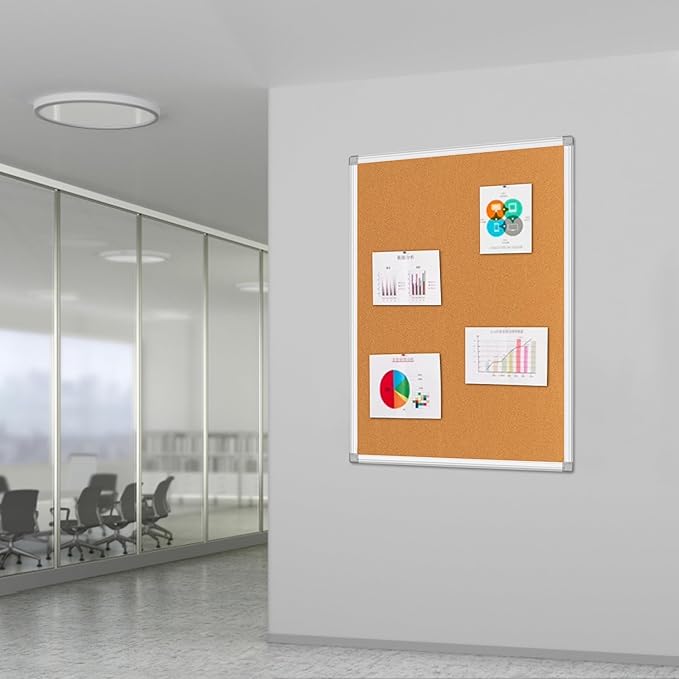 Cork Bulletin Board, Bulletin-Boards, Notes Board, Memo Board, 24x 36 inch - Image 6