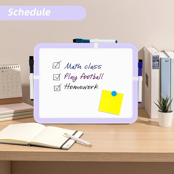 VUSIGN Small White Board Dry Erase, 8.5'' x 11'' Magnetic Dry Erase Board - Image 4