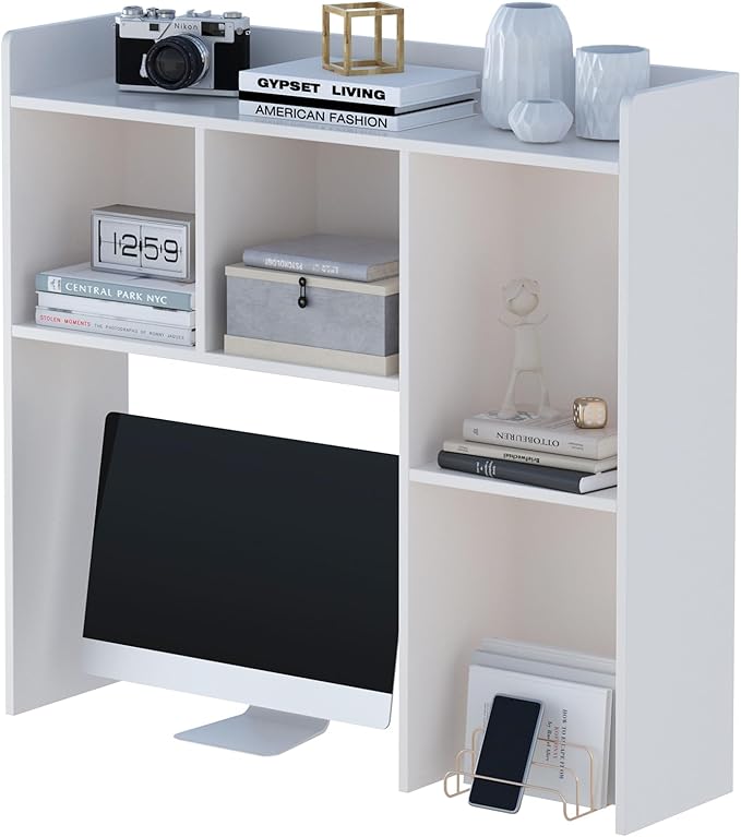 OSCHF Wooden Desktop Hutch Bookshelf by OSCHF