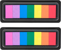 CraftyManor 7 Rainbow Colors Washable Stamp Pad by CraftyManor