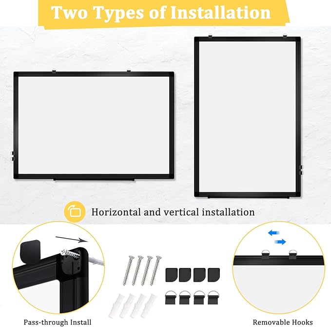 AMUSIGHT Double-Sided Magnetic Whiteboard - Image 5