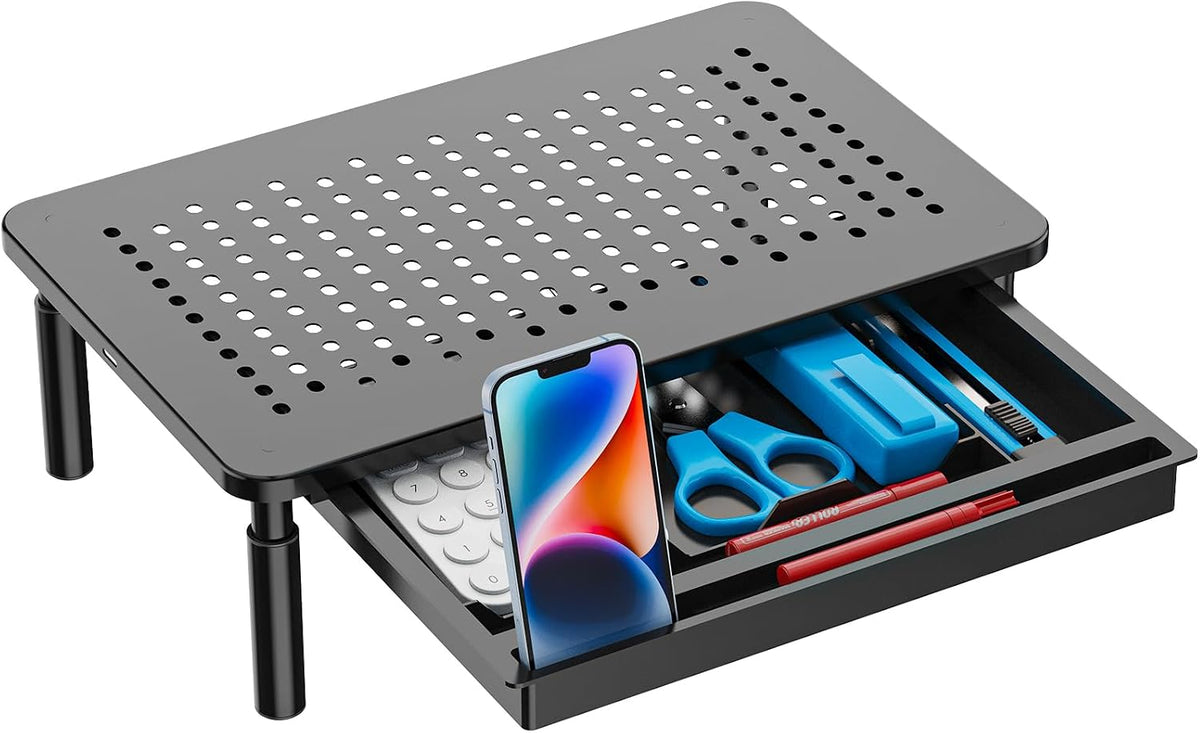 WALI Computer Monitor Stand with Storage