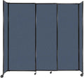Versare Straightwall Sliding Portable Wall Partition | Freestanding Office by VERSARE