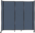 Versare Straightwall Sliding Portable Wall Partition | Freestanding Office by VERSARE