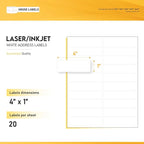 HOUSELABELS 20-up Shipping Labels - Image 3