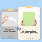 Cardstock 8.5 x 11, Thick Printer Paper 75 lb/200 gsm, 40 Sheets Card Stock - Image 4