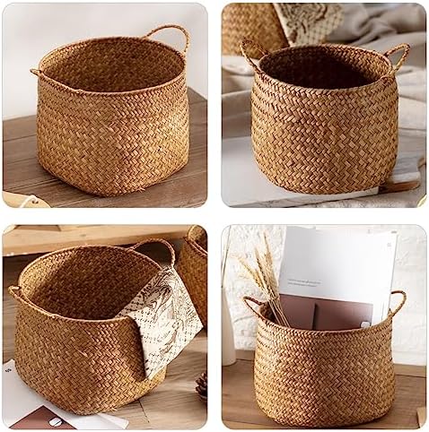 OSALADI Box Rustic Touch Basket for Storage Desktop Flower Arrangement Basket...