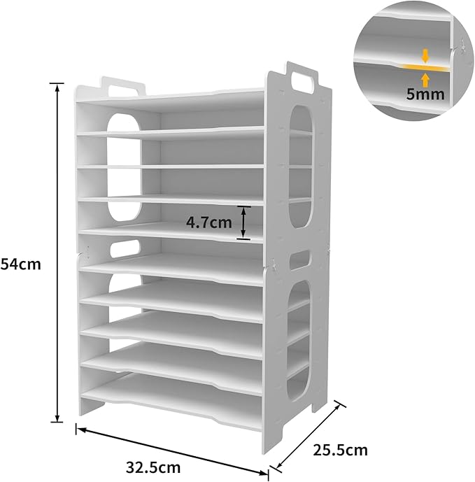 Natwind Office Paper Organizer for Desk Desktop Organizer File Holder Office - Image 4