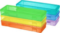 novelinks Stackable Plastic Clear Storage Box Containers by novelinks