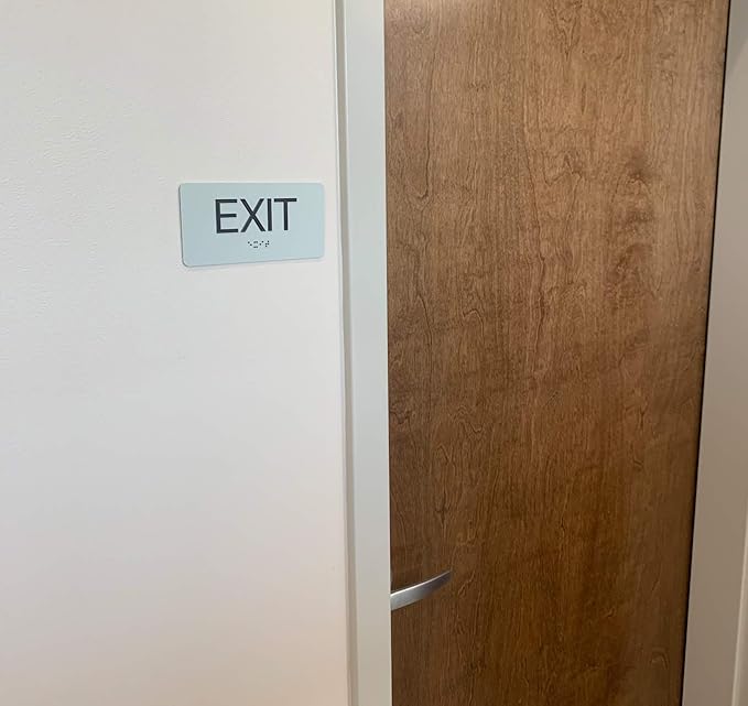 ADA Compliant Sign with Braille - Image 3