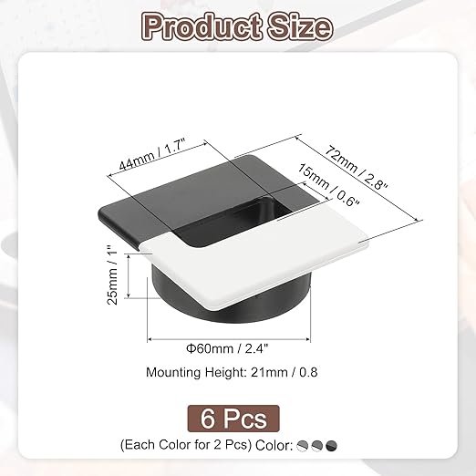 PATIKIL 2.8inch Desk Grommet - Image 2