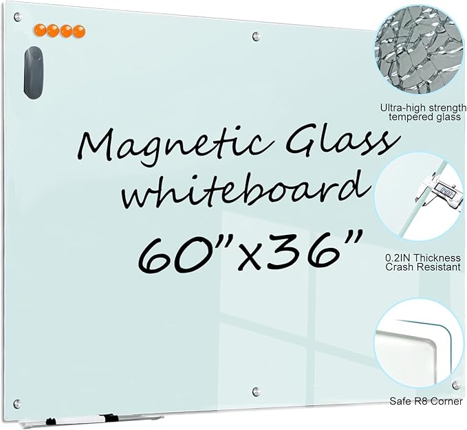 Magnetic Glass Whiteboard - Image 3