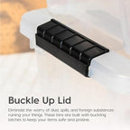 IRIS USA 32 Qt Stackable Plastic Storage Bins - Image 6