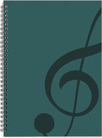 MAXCURY Blank Sheet Music Composition Manuscript Staff Paper Art Music Notebook by MAXCURY