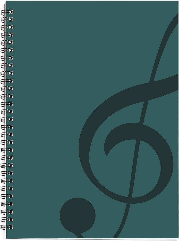 MAXCURY Blank Sheet Music Composition Manuscript Staff Paper Art Music Notebook by MAXCURY