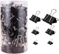 200PCS Binder Clips Paper Clamps Assorted Sizes, Mini and Micro, 6 Sizes by Unknown