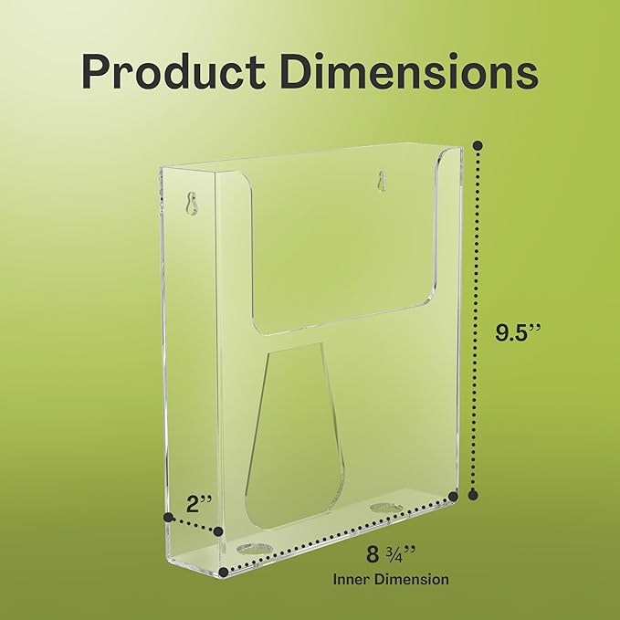 Top Notch Displays Acrylic Brochure Holder - Image 6