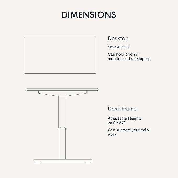 FLEXISPOT EN1 One-Piece Standing Desk - Image 5