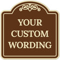 Custom Decorative Sign, Personalized Metal Sign
