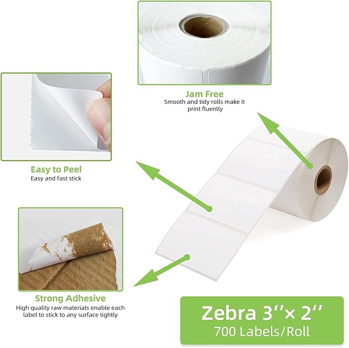 Compatible 3" x 2" Direct Thermal Labels Replacement - Image 4