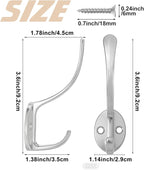 Homanu 14 Pack Coat Hooks Wall Mounted - Image 5