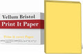 Print It - Vellum Bristol Colored Cardstock Cover Paper, 67 Lb, 8.5" X 11” by Unknown