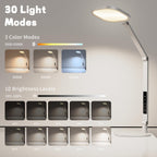 litones led desk lamp for home office, soft, close-up detail