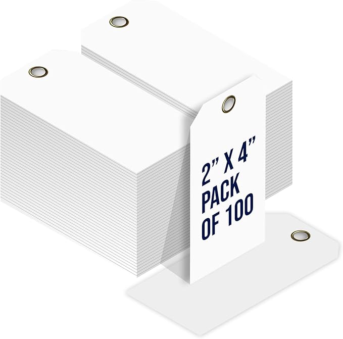 Tags 4 Less 15 Mil Waterproof Plastic Tags, Outdoor Tagging, Equipment Labeling - Image 2
