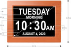 American Lifetime New 2026 Dementia Clock Large Digital Clock - Image 5