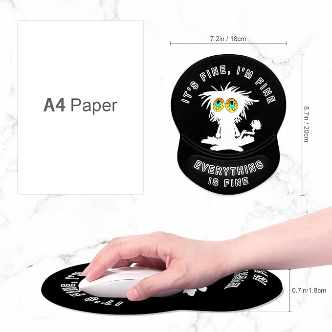 ITNRSIIET Ergonomic Mouse Pad - Image 2