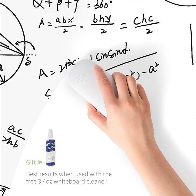CLICK CLEAN Replaceable Dry Erase Board Eraser, 4-in-1 Magnetic Whiteboard - Image 3