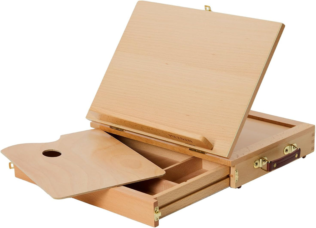 meeden table top easel with drawer: tabletop easel, main product view