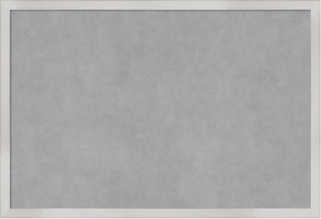 Amanti Art Silver Framed Magnetic Board 17x25 Medium Vision Board