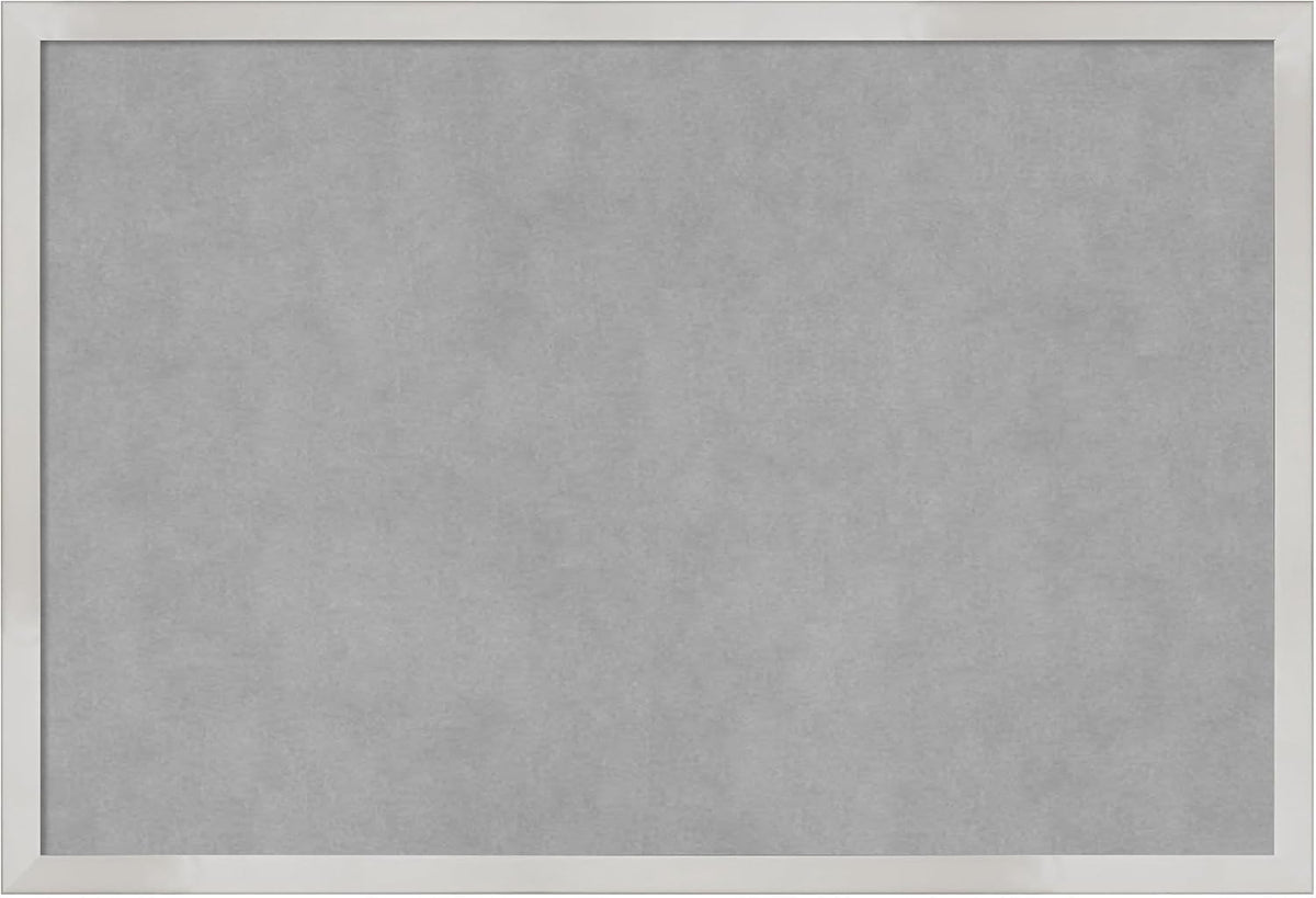 Amanti Art Silver Framed Magnetic Board 17x25 Medium Vision Board