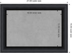 Amanti Art Black Framed Magnetic Board 15x21 Small Vision Board - Image 3